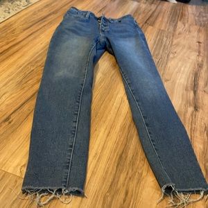 Dream Button High Rise Skinny Jeans